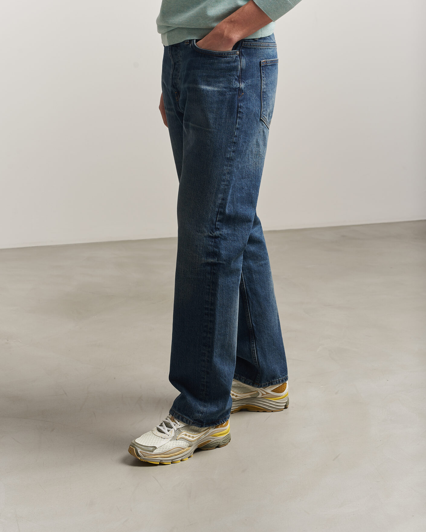 Herre | Sneakers | Saucony | Progrid Omni 9 Ripstop Running Sneaker Ivory/Moss