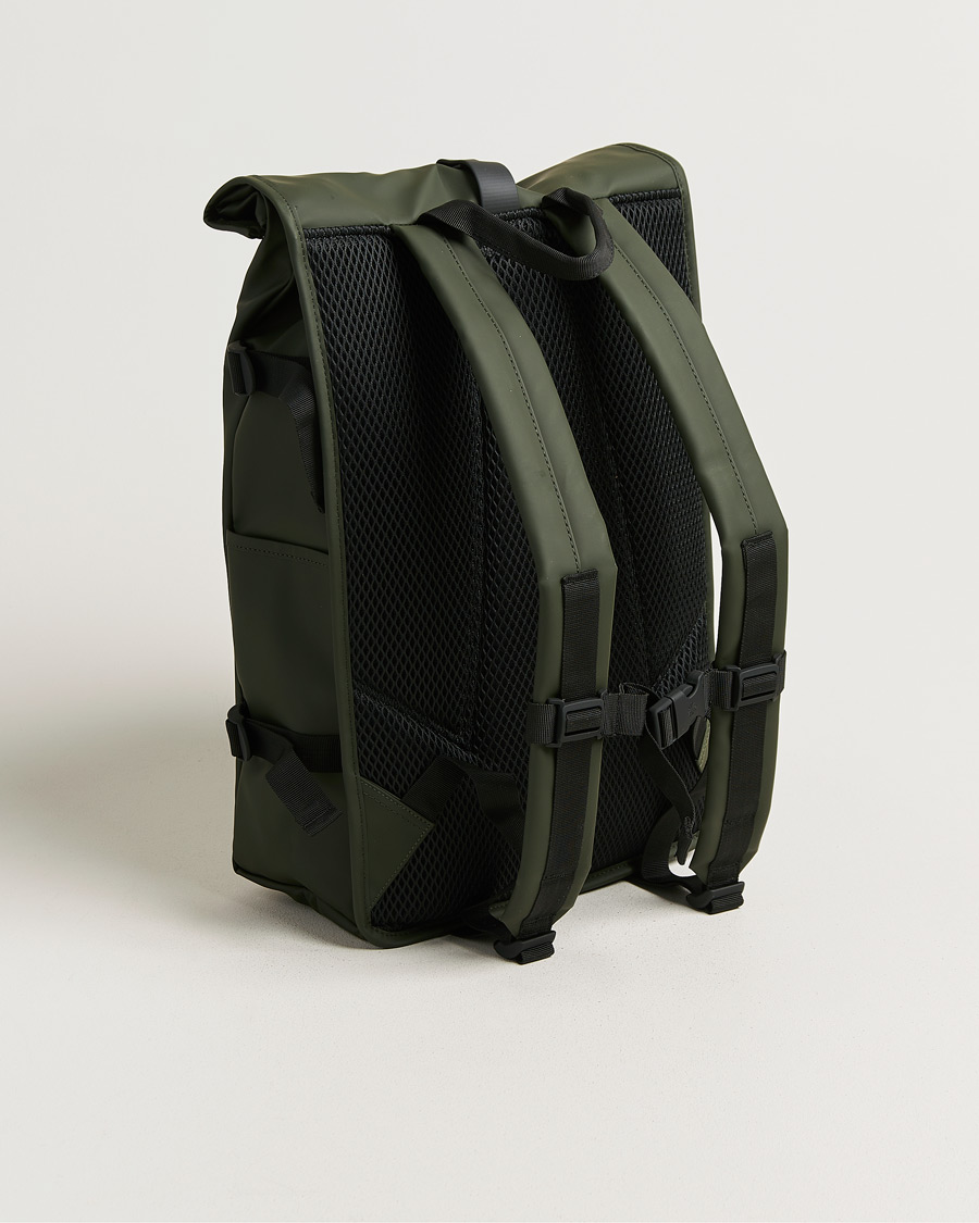 Herre | Tasker | RAINS | Rolltop Large Rucksack Green