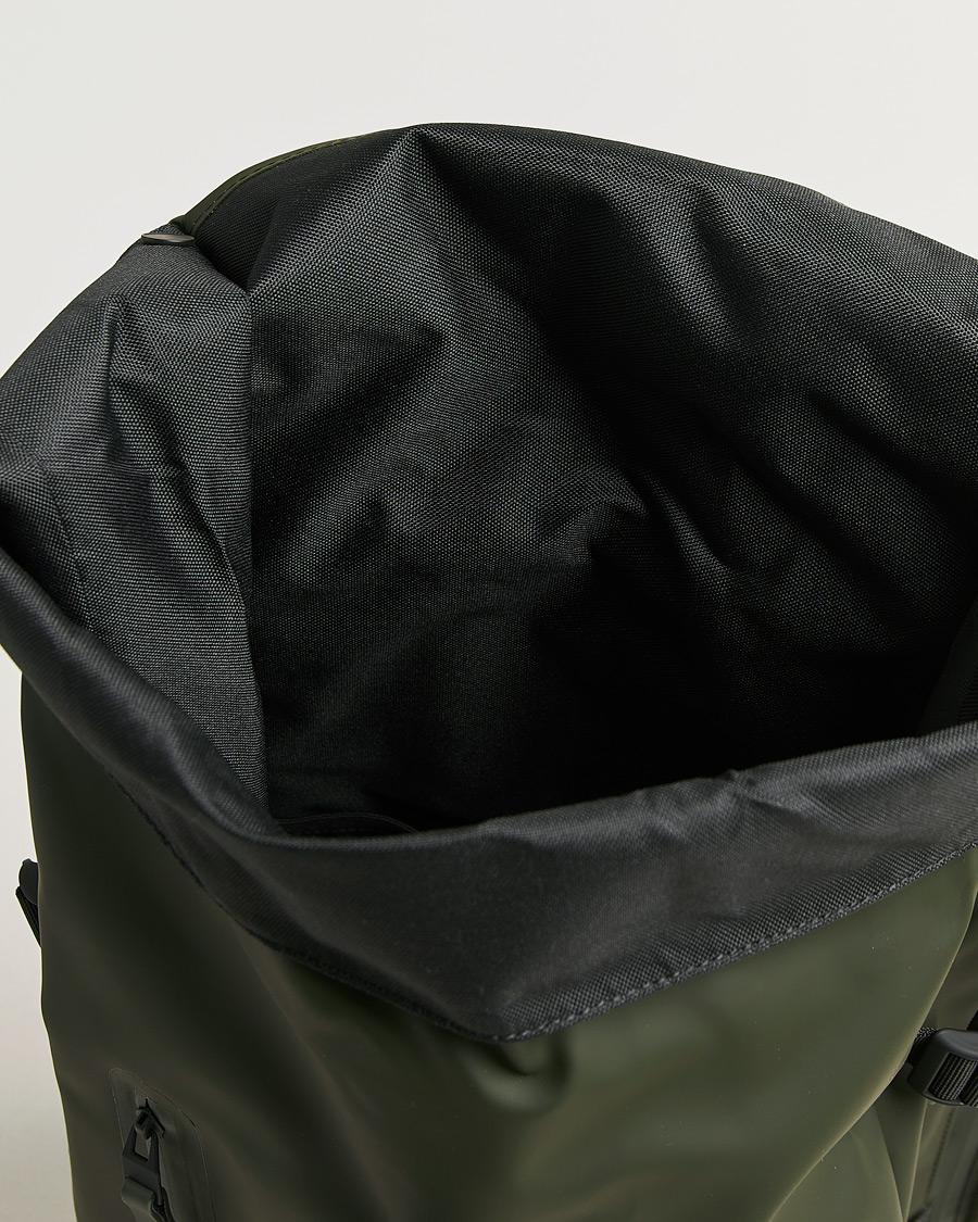 Herre | Tasker | RAINS | Rolltop Large Rucksack Green