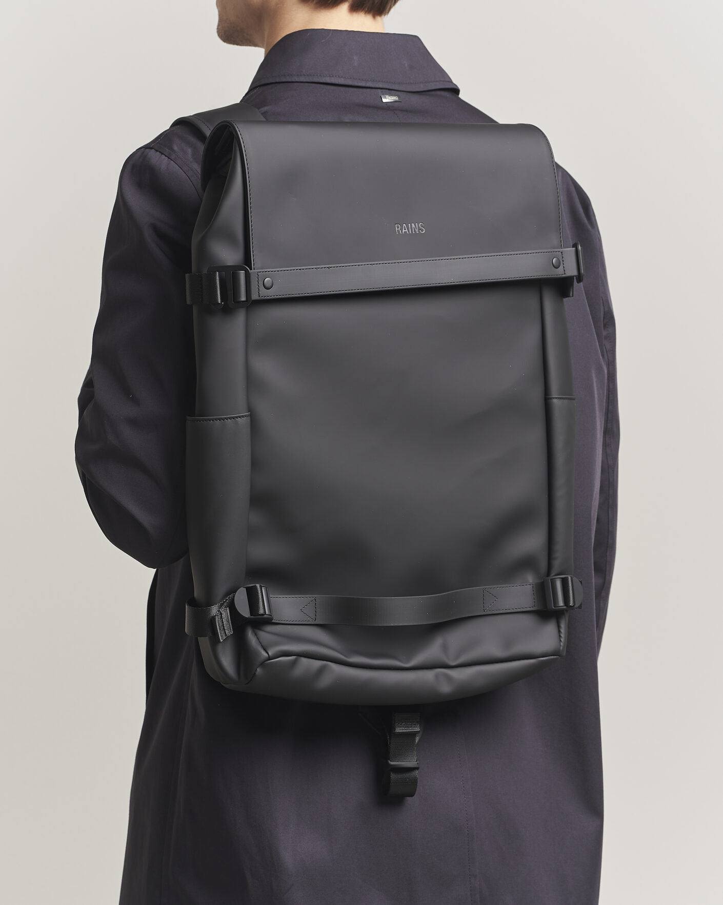 Herre | Tasker | RAINS | OTG Backpack Black