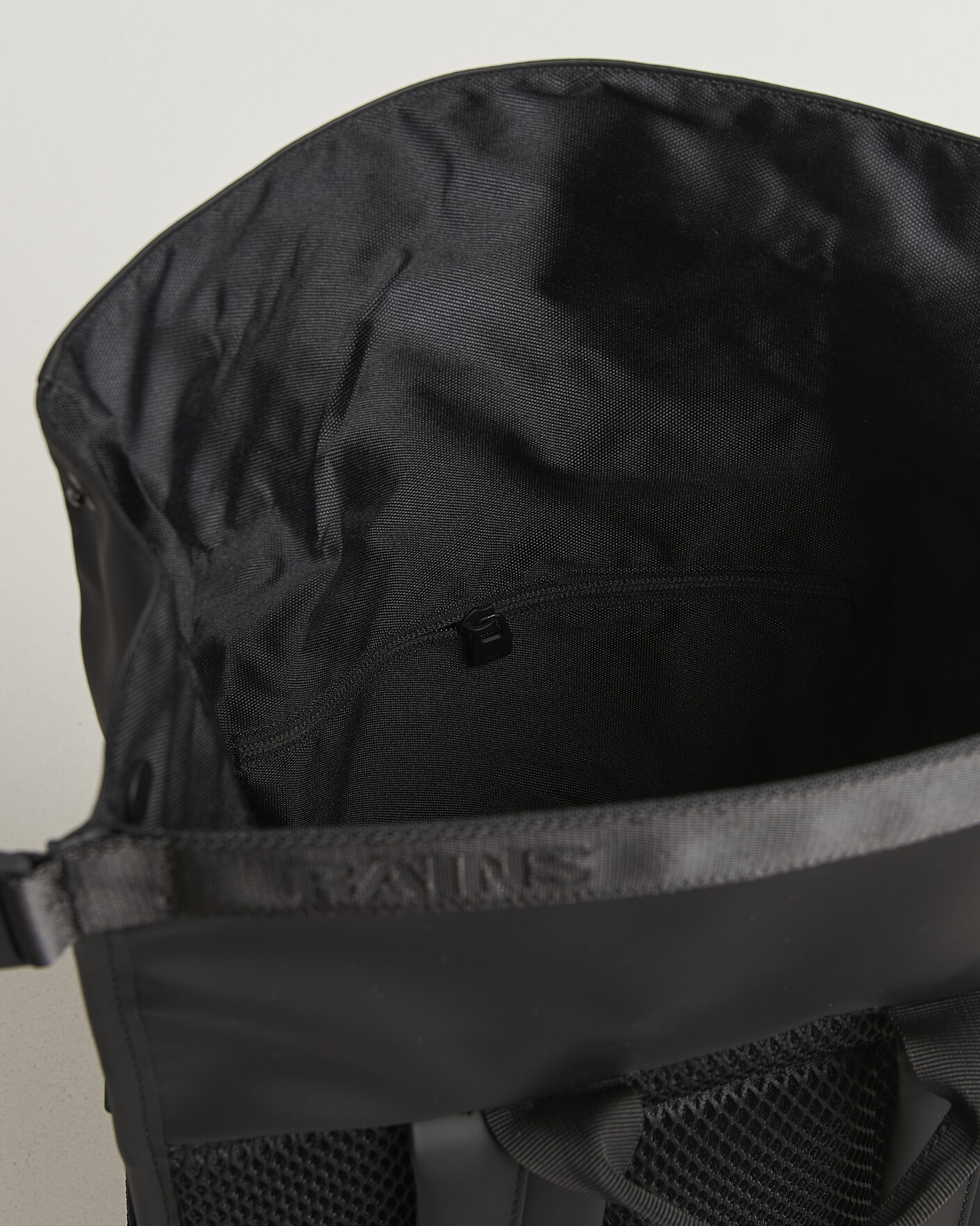 Herre | Tasker | RAINS | Trail Mountaineer Rolltop Backpack Black