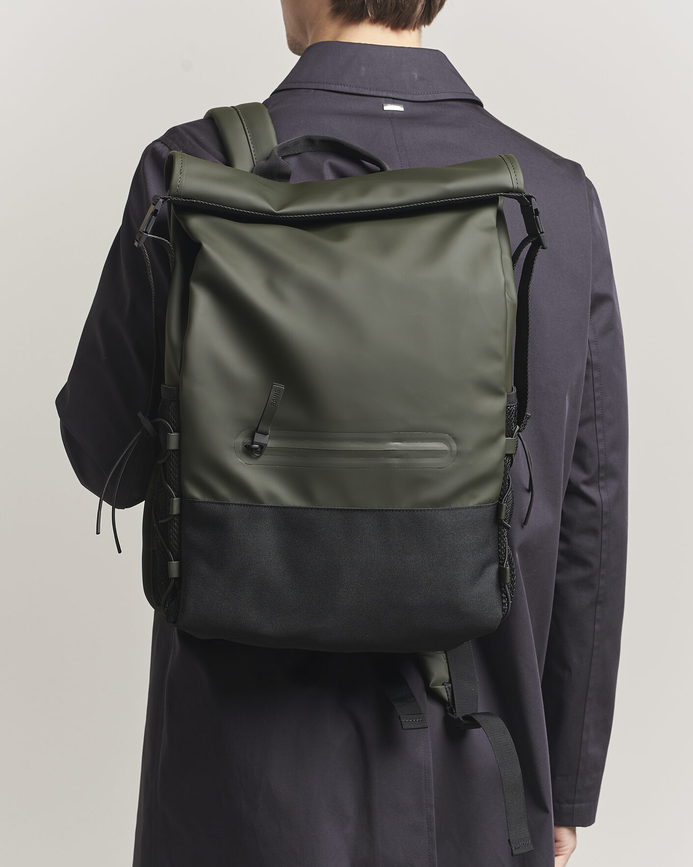 Herre | Tasker | RAINS | Trail Mountaineer Rolltop Backpack Green