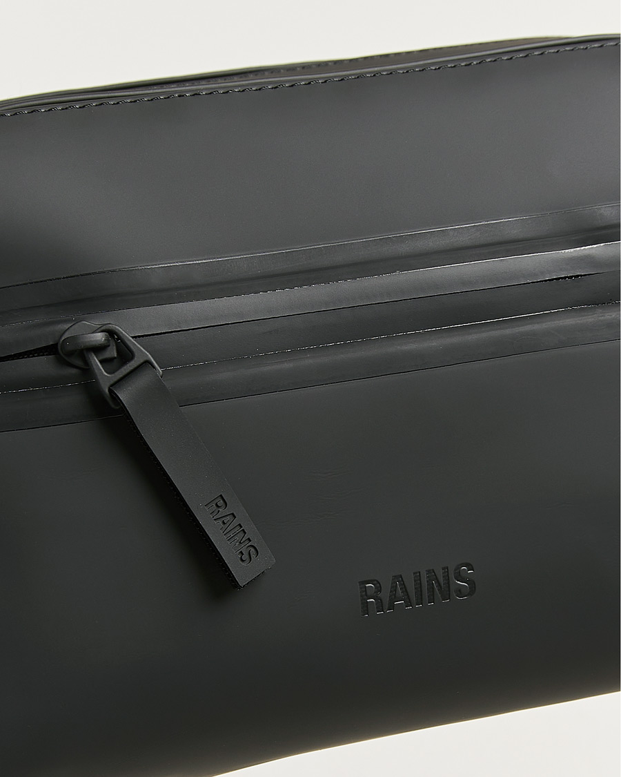 Herre | Tasker | RAINS | Double Zip Washbag Black