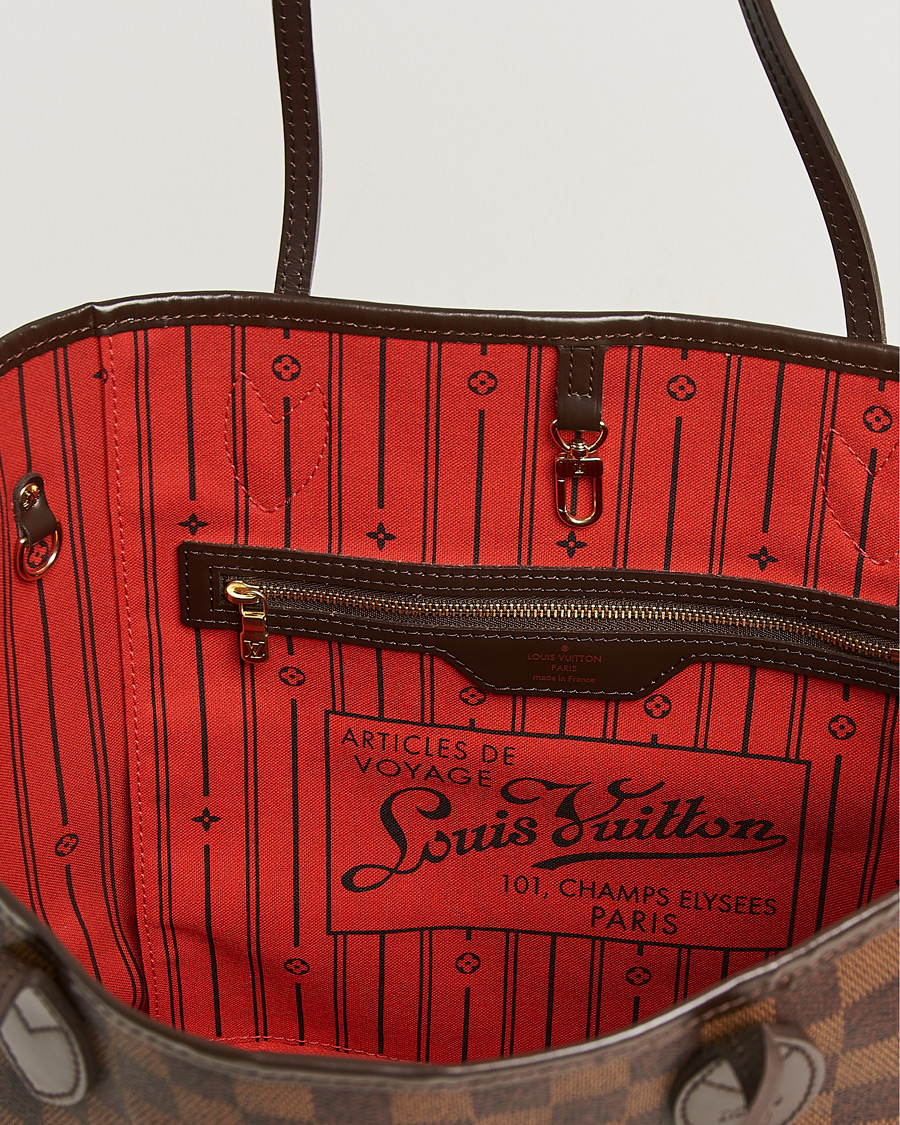 Herre | Pre-Owned & Vintage Bags | Louis Vuitton Pre-Owned | Neverfull MM Damier Ebene