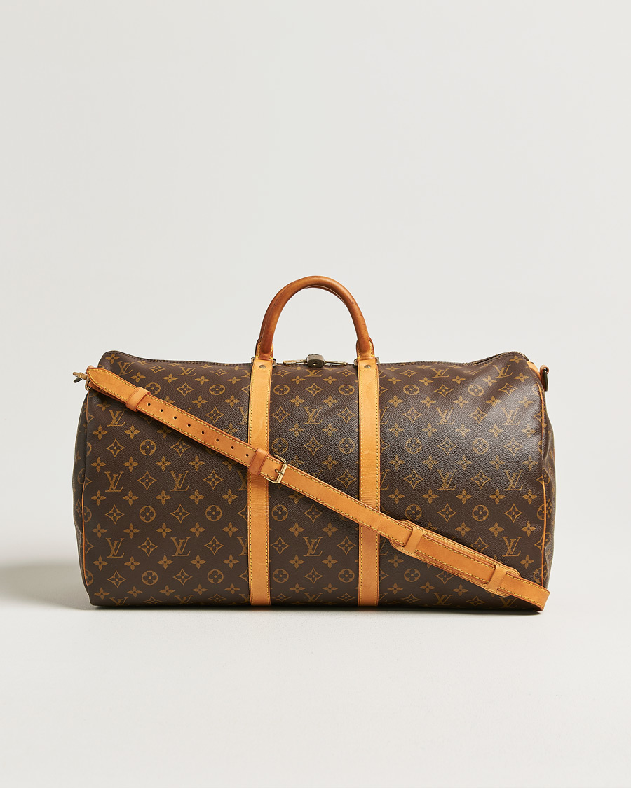 Herre | Louis Vuitton Pre-Owned Keepall Bandouliére 55 Monogram | Louis Vuitton Pre-Owned | Keepall Bandouliére 55 Monogram