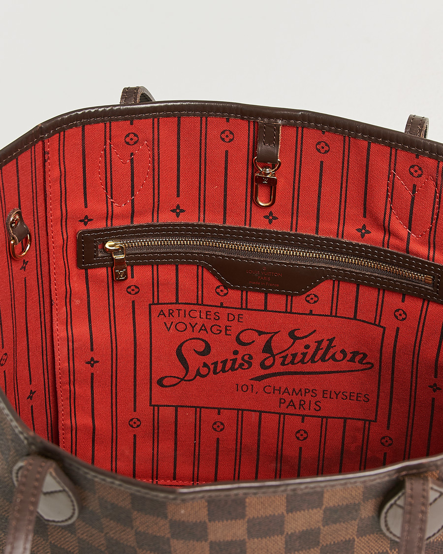 Herre | Pre-Owned & Vintage Bags | Louis Vuitton Pre-Owned | Neverfull MM Damier Ebene
