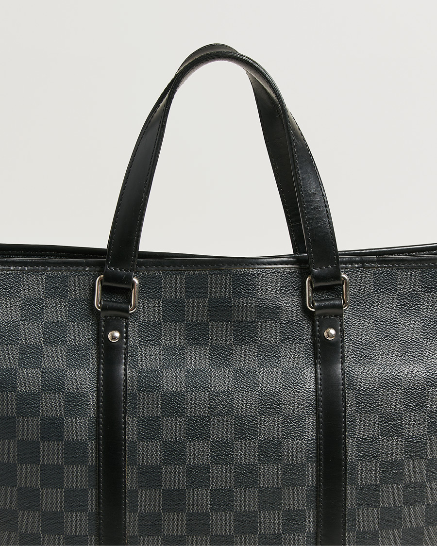 Herre | Pre-Owned & Vintage Bags | Louis Vuitton Pre-Owned | Tadao Tote Bag Damier Graphite