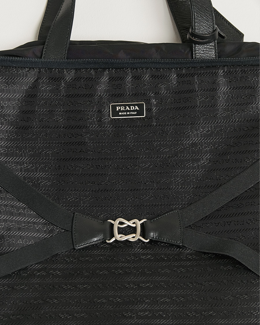 Herre | Pre-Owned & Vintage Bags | Prada Pre-Owned | Tessuto Nylon Document Bag Black