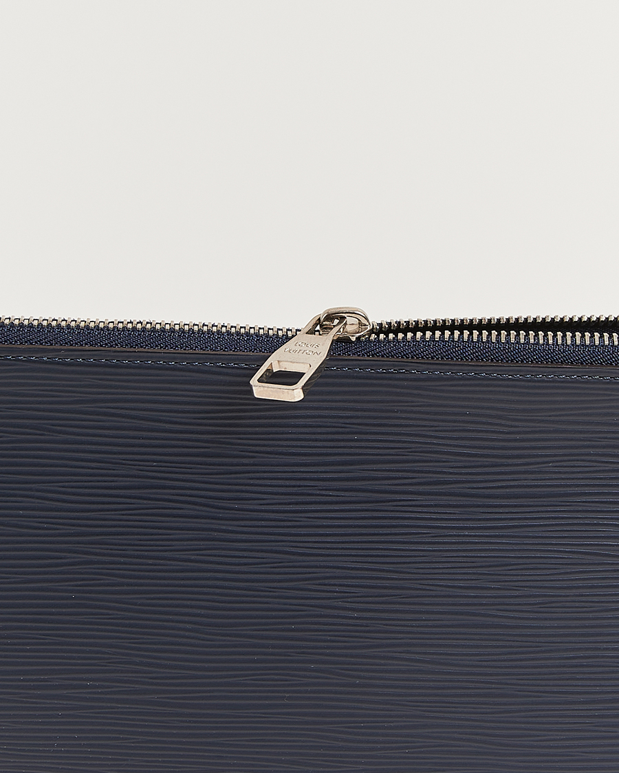 Herre | Pre-Owned & Vintage Bags | Louis Vuitton Pre-Owned | Porte Documents Epi Leather Navy