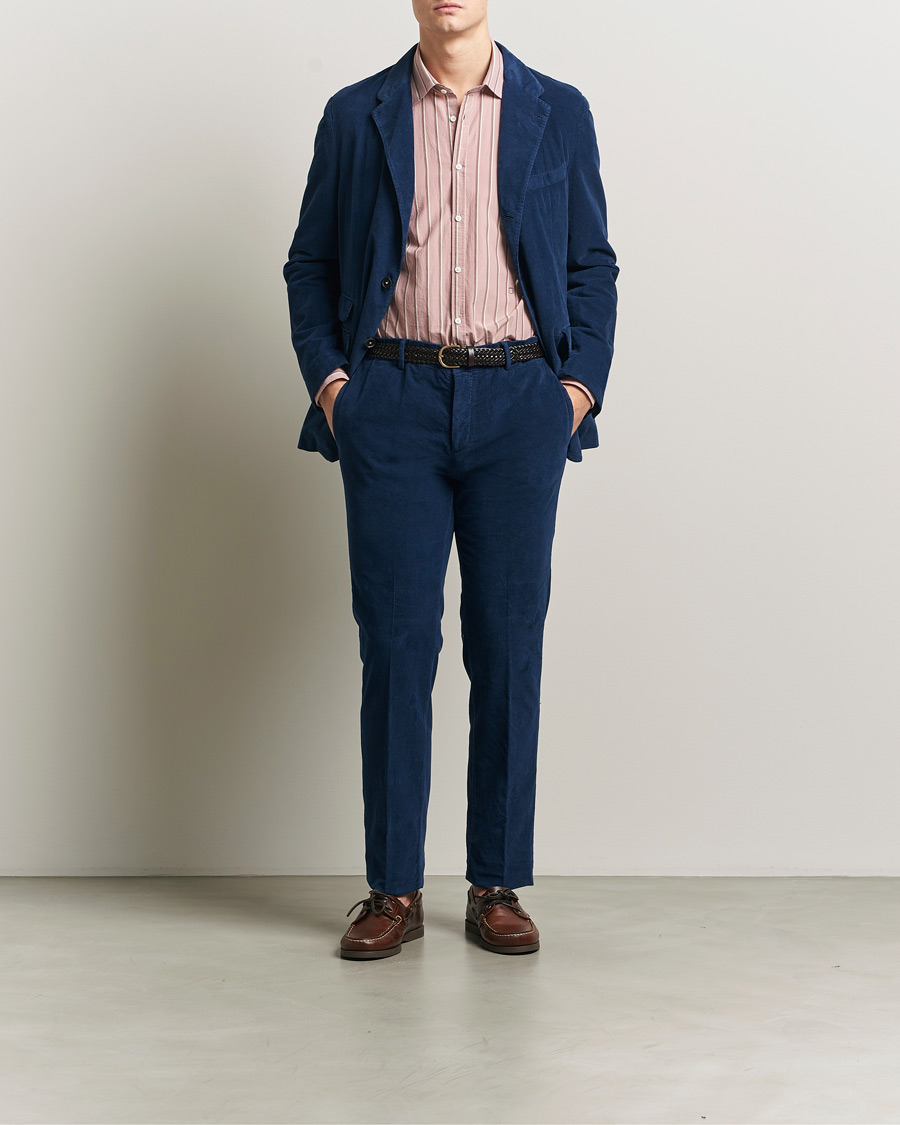 Herre | Jakkesæt | Massimo Alba | Sloop Corduroy Suit Midnight Blue