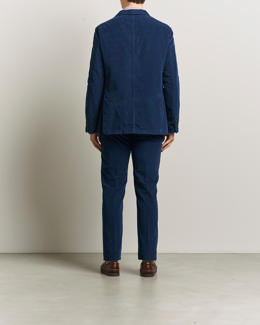 Herre | Jakkesæt | Massimo Alba | Sloop Corduroy Suit Midnight Blue