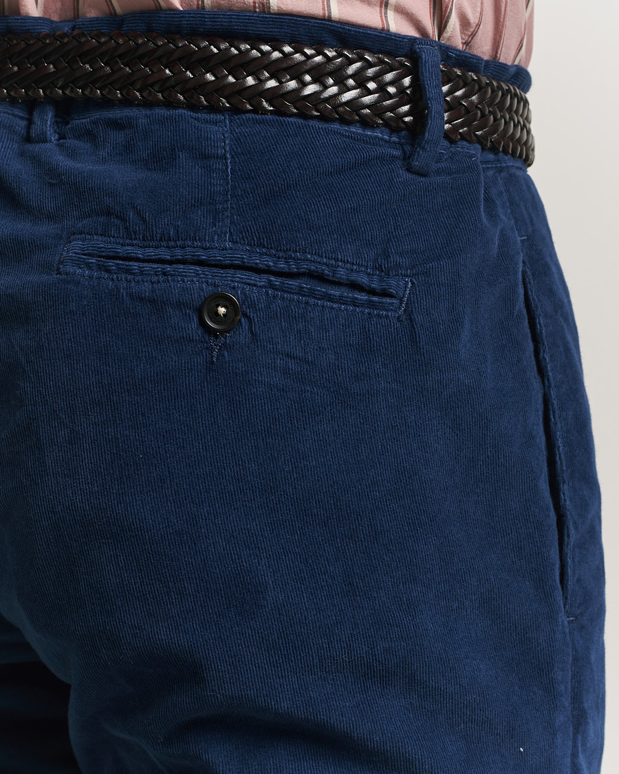 Herre | Jakkesæt | Massimo Alba | Sloop Corduroy Suit Midnight Blue