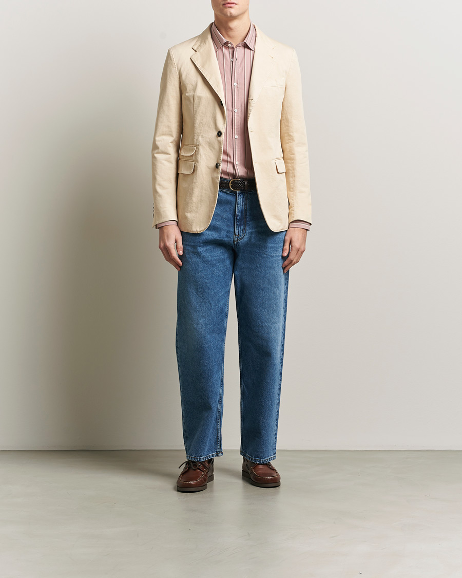 Herre | Blazere & jakker | Massimo Alba | Sloop Cotton Blazer Light Beige