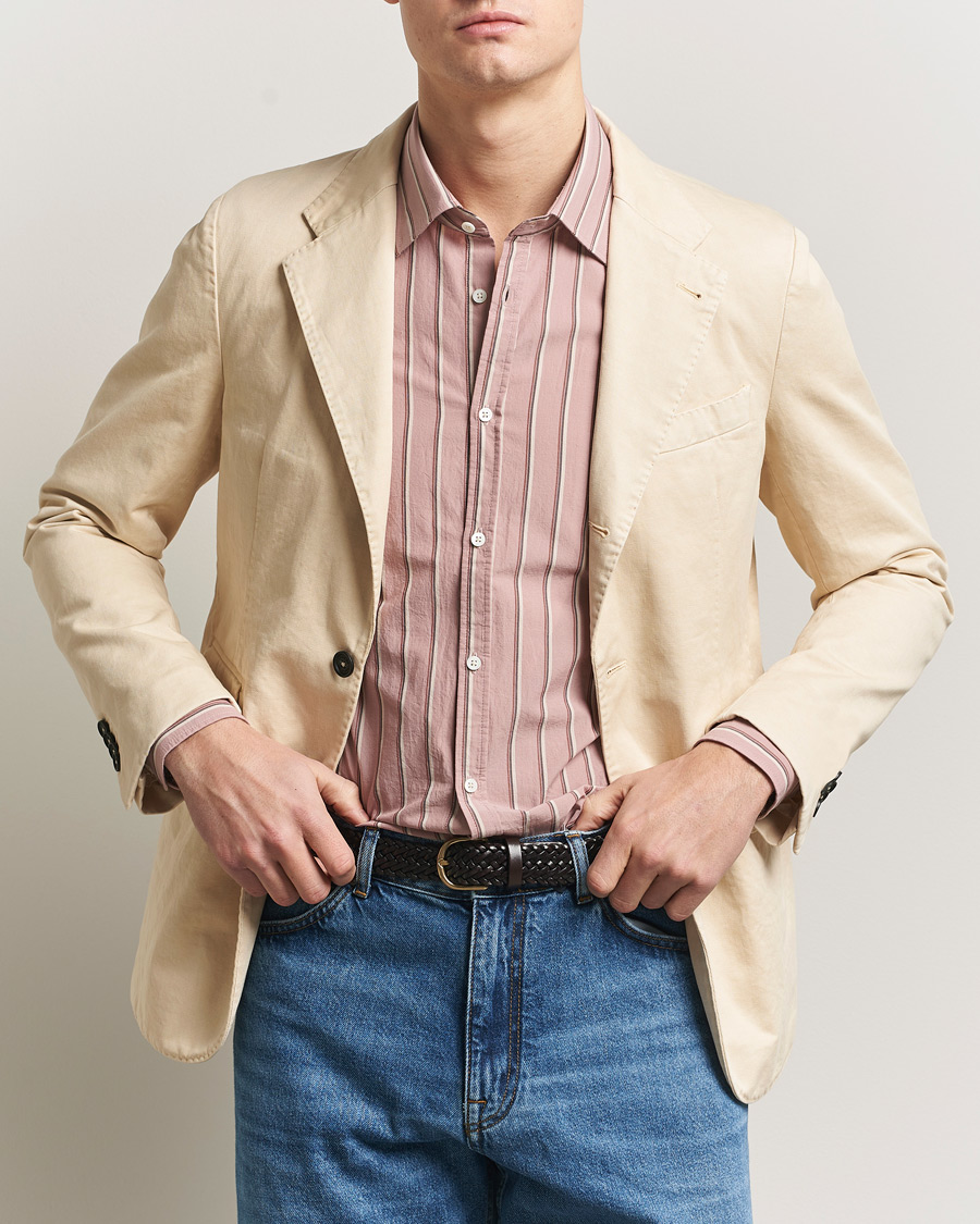 Herre | Blazere & jakker | Massimo Alba | Sloop Cotton Blazer Light Beige