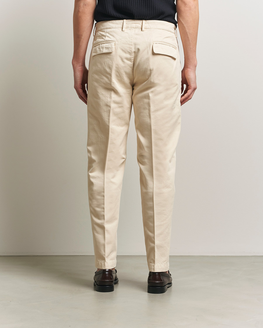 Herre | Bukser | Massimo Alba | Ionio Cotton Trousers Light Beige