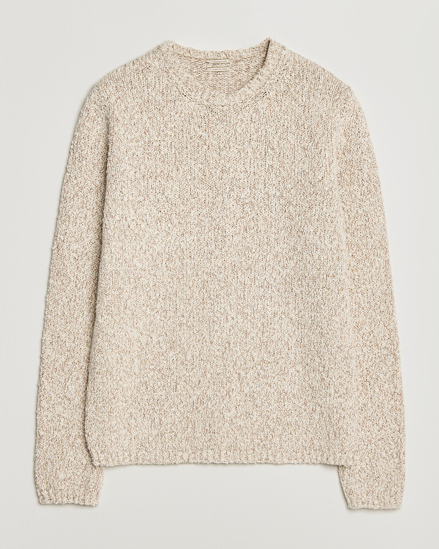 Herre | Trøjer | Massimo Alba | Cotton Boucle Sweater Bronze