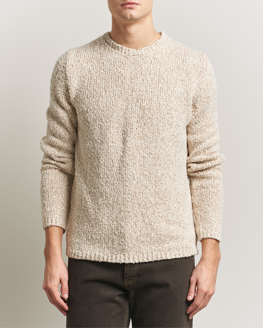Herre | Trøjer | Massimo Alba | Cotton Boucle Sweater Bronze