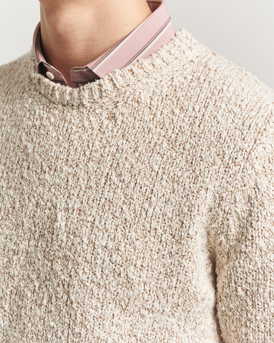 Herre | Trøjer | Massimo Alba | Cotton Boucle Sweater Bronze