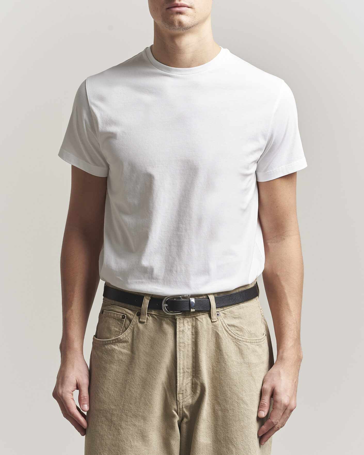 Herre | T-Shirts | Jil Sander | Short Sleeve Basic T-Shirt White