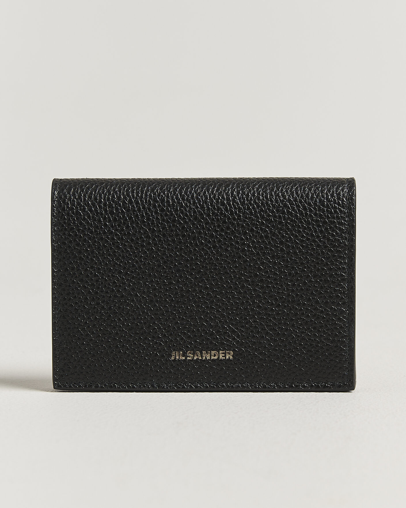 Herre | Punge | Jil Sander | Grain Leather Card Holder Black