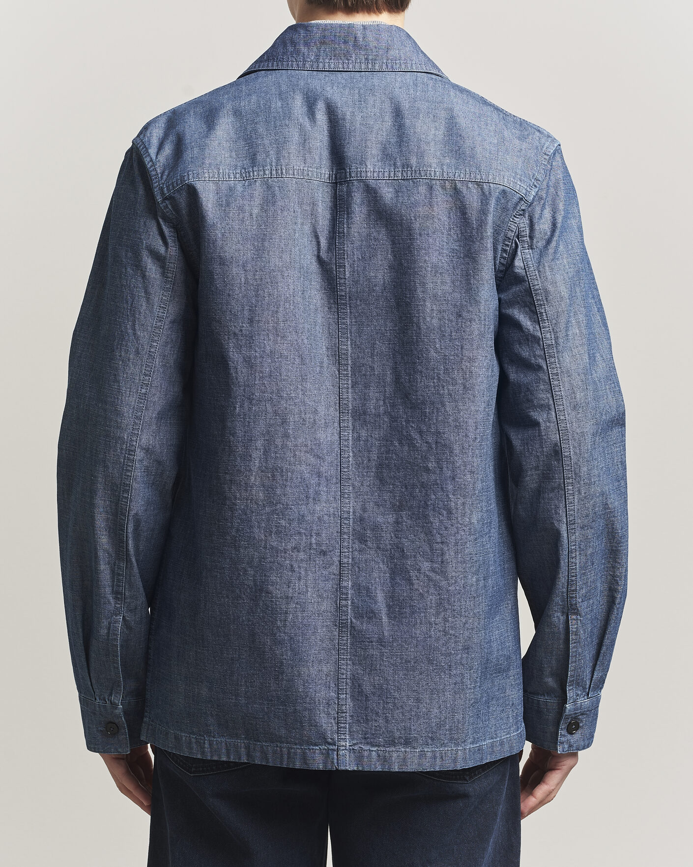 Herre | Skjorter | Jil Sander | Denim Overshirt Indigo Blue