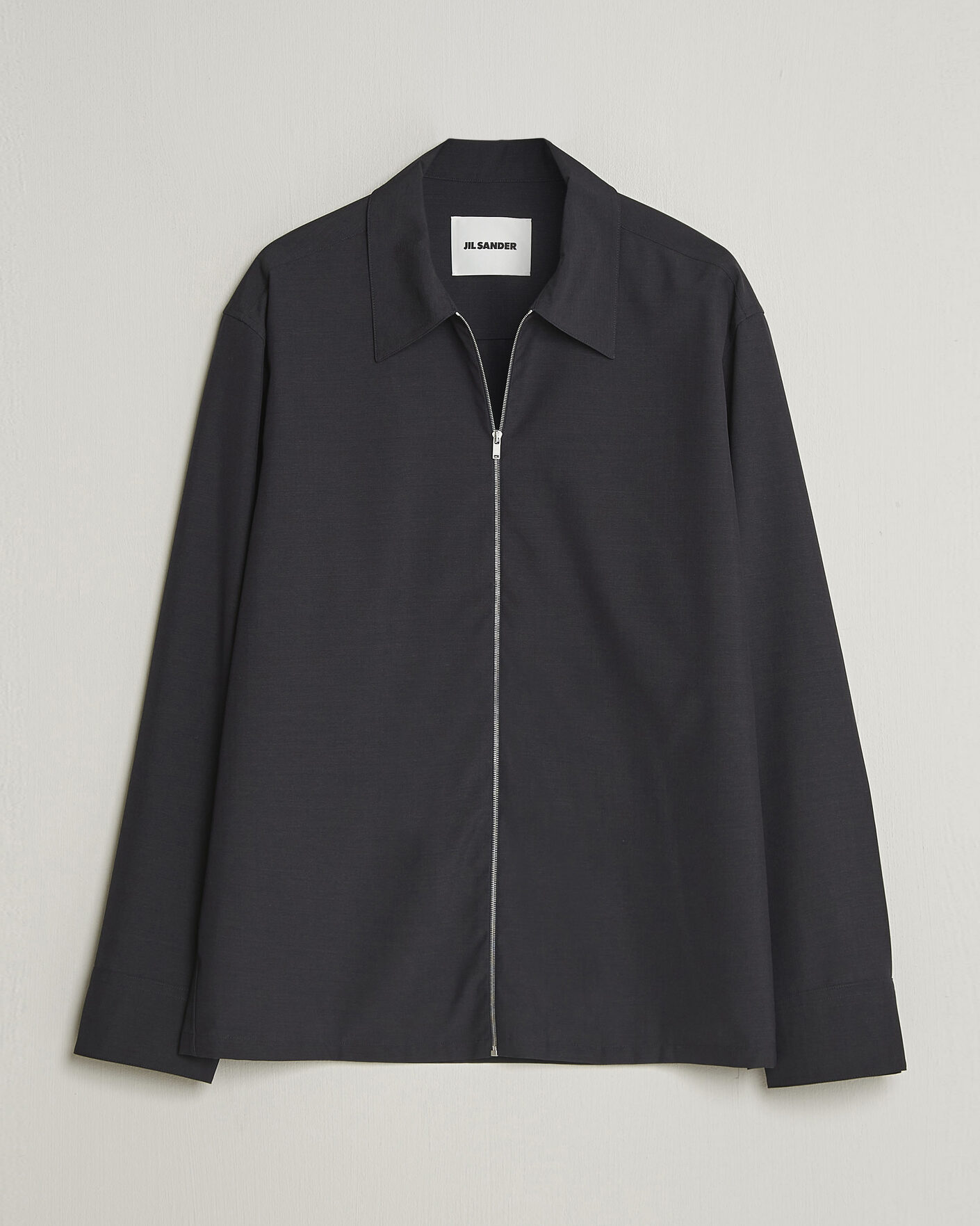 Herre | Skjorter | Jil Sander | Zip Shirt Blouson Navy