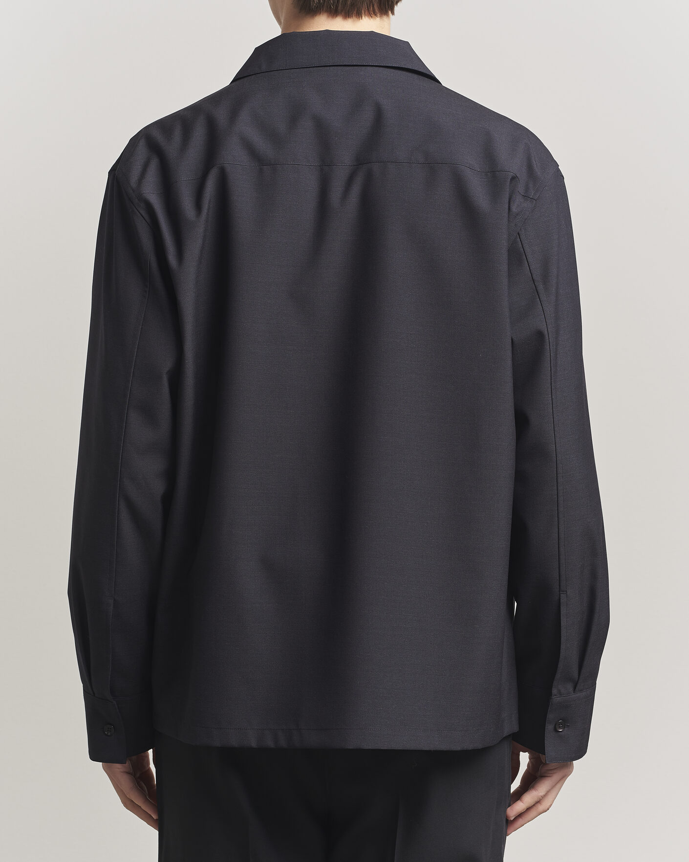 Herre | Skjorter | Jil Sander | Zip Shirt Blouson Navy