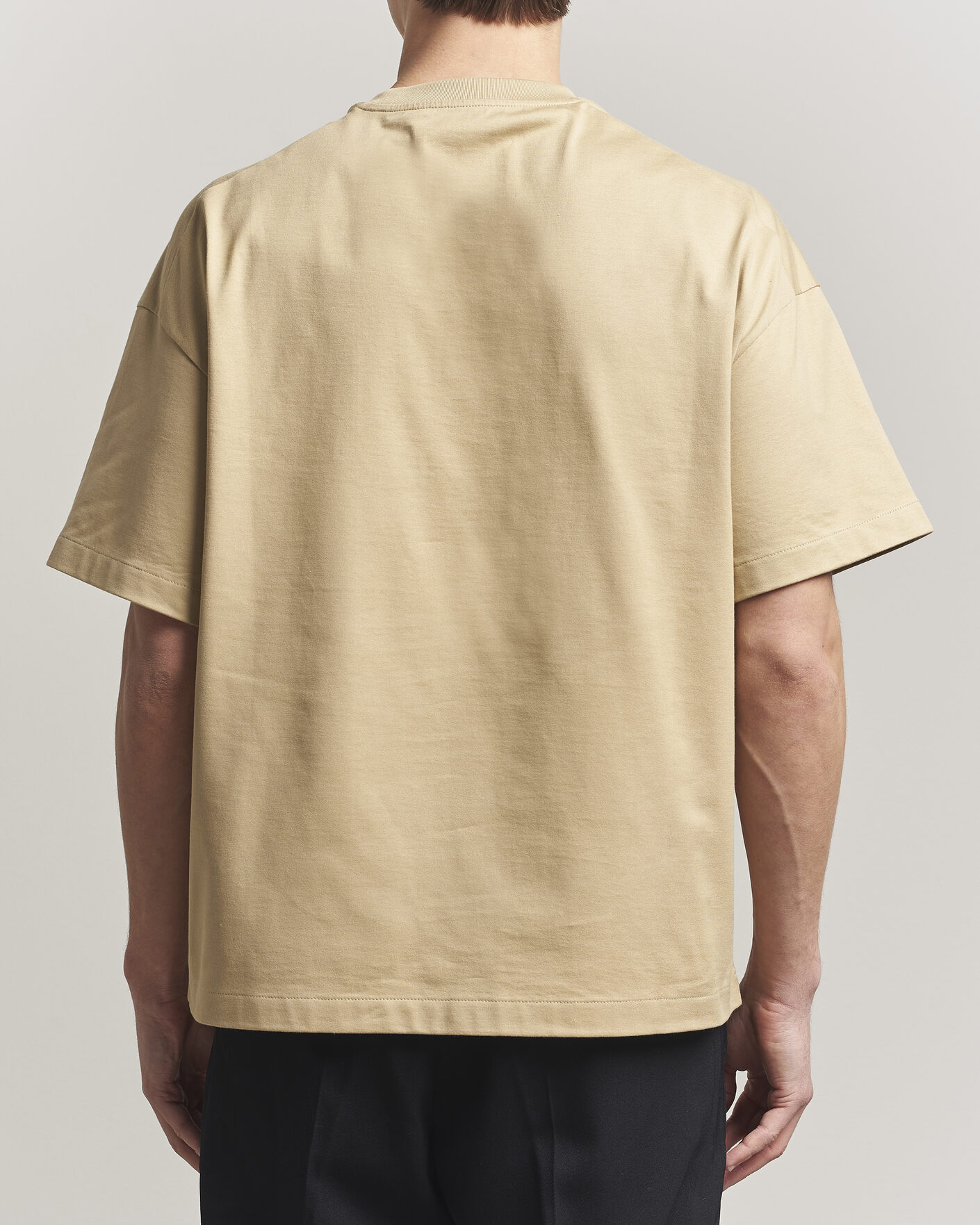 Herre | T-Shirts | Jil Sander | Short Sleeve Logo T-Shirt Khaki