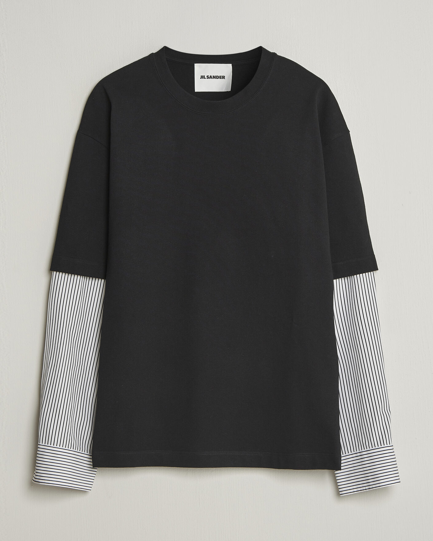 Herre | T-Shirts | Jil Sander | Long Sleeve T-Shirt Black