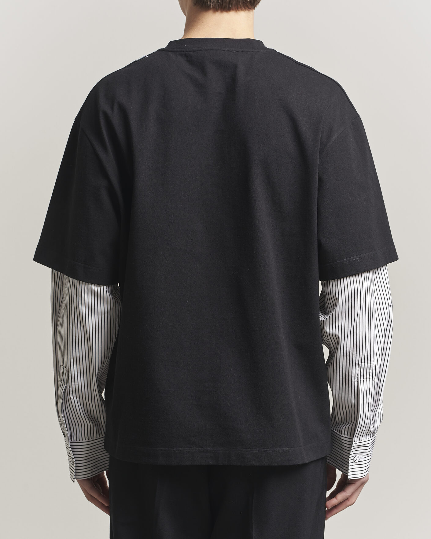 Herre | T-Shirts | Jil Sander | Long Sleeve T-Shirt Black