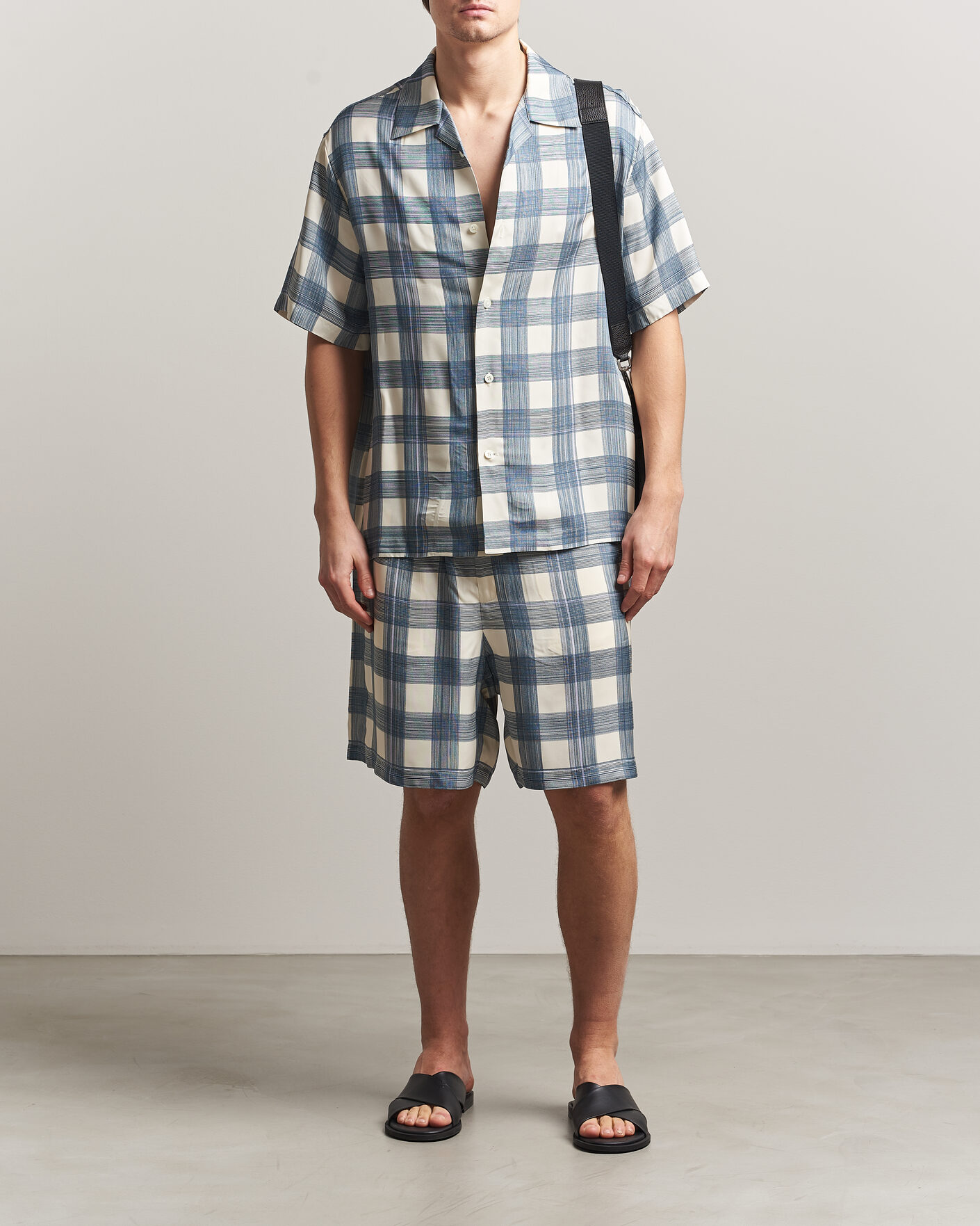 Herre | Shorts | Jil Sander | Vichy Check Shorts Blue/White