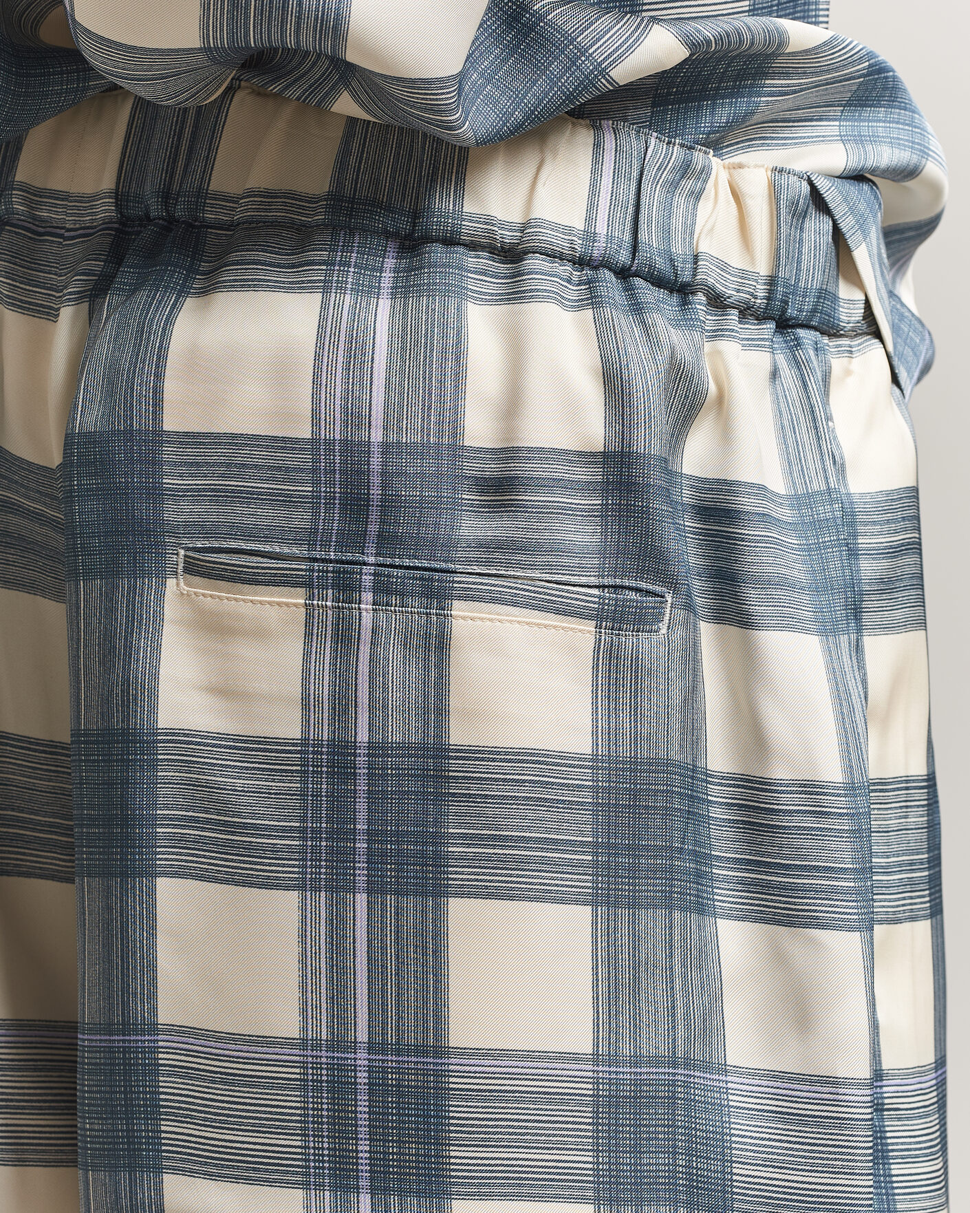 Herre | Shorts | Jil Sander | Vichy Check Shorts Blue/White