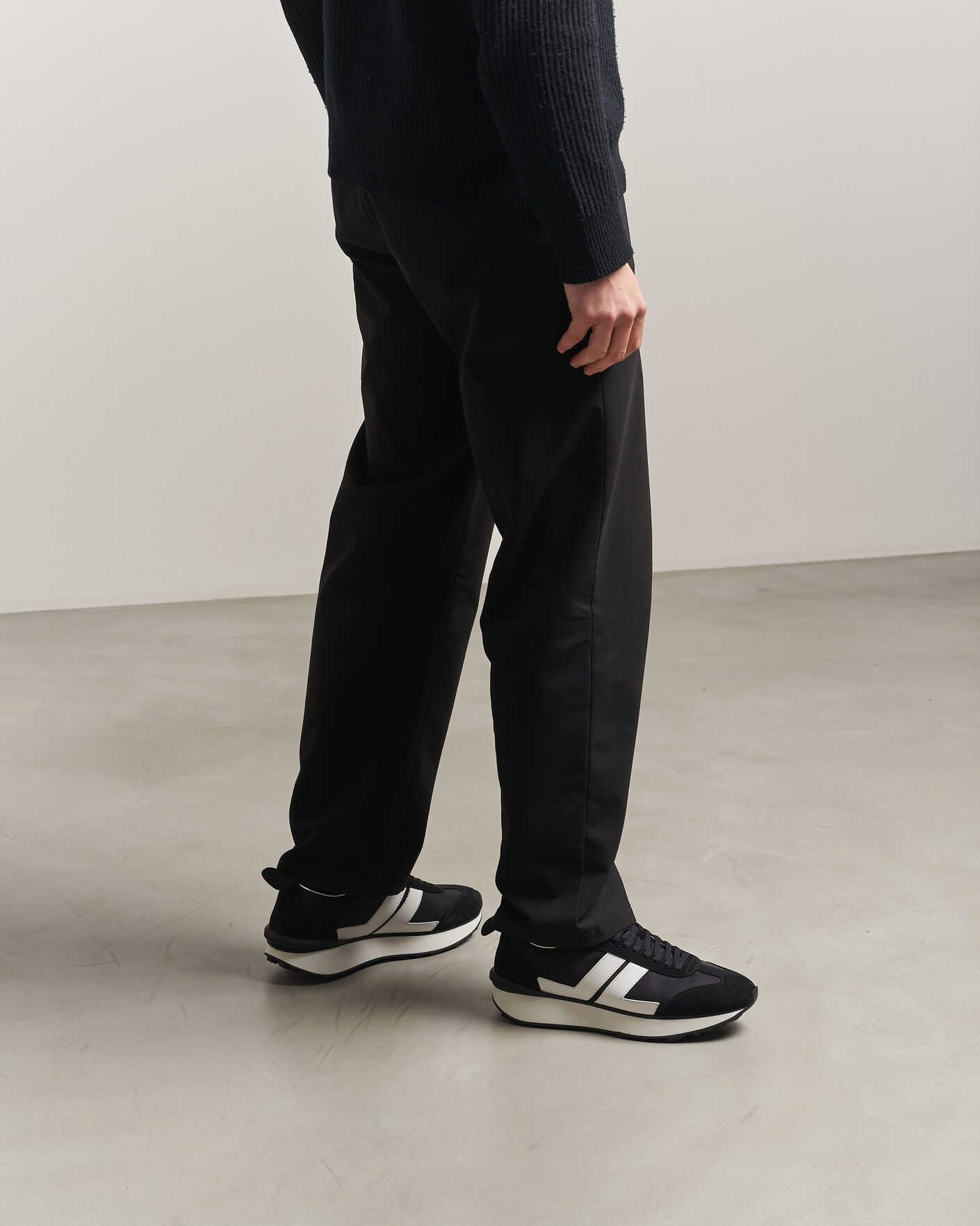 Herre | Sneakers | Lanvin | Bumpr Running Sneakers Black/White