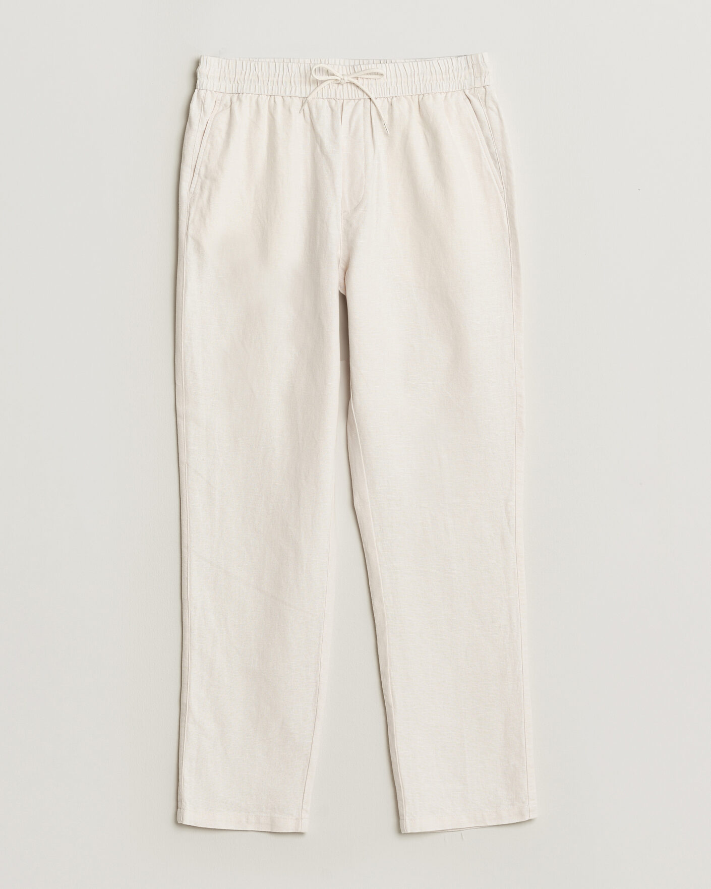 Herre | Bukser | LES DEUX | Patrick Heavy Linen/Cotton Pants Eggnog White