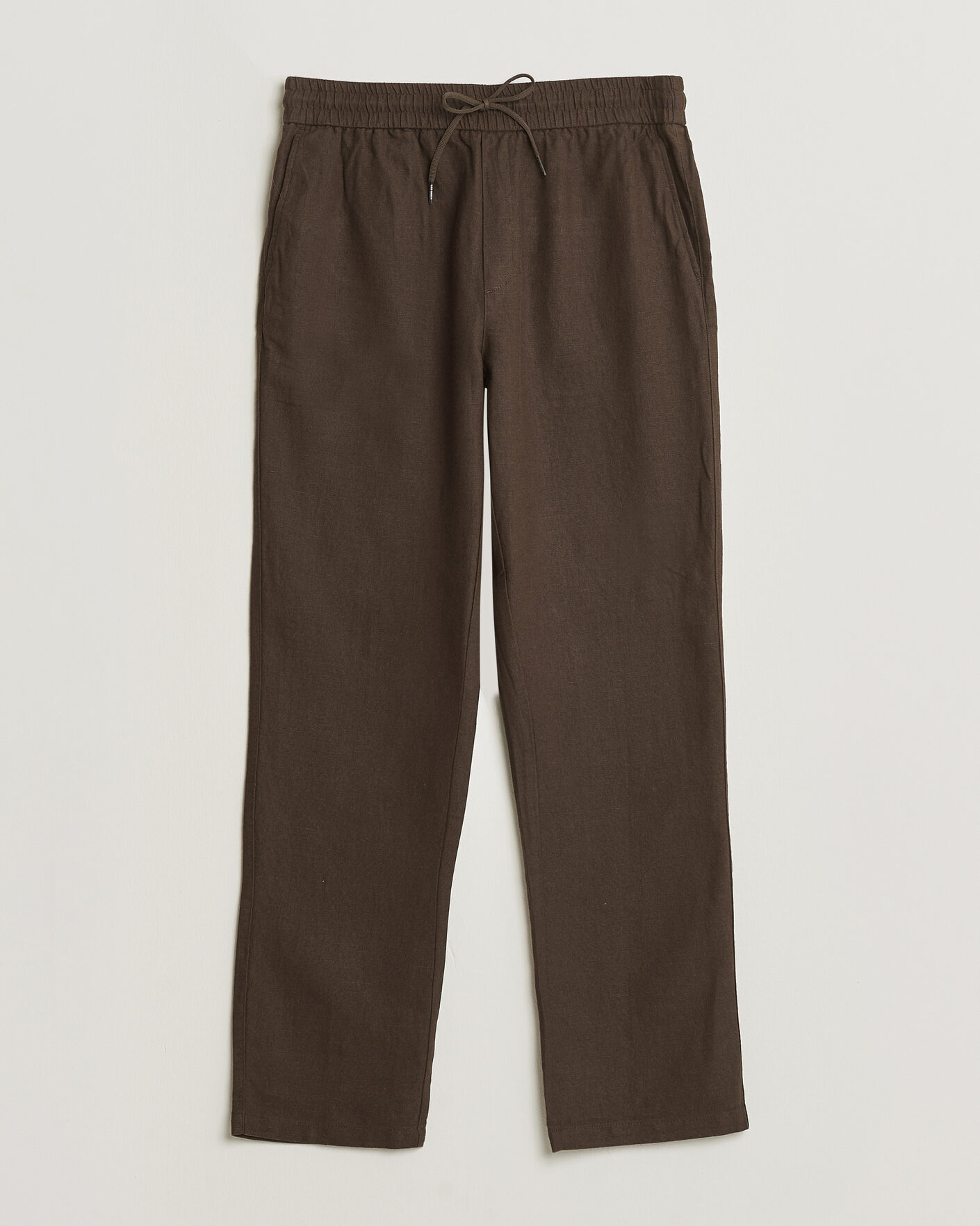 Herre | Bukser | LES DEUX | Patrick Heavy Linen/Cotton Pants Brown