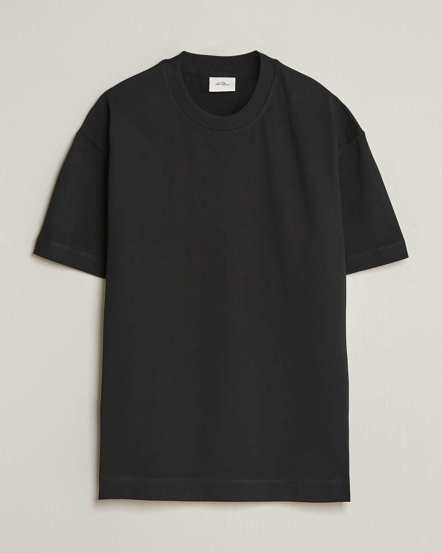 Herre | T-Shirts | LES DEUX | Carl Heavyweight T-Shirt Black