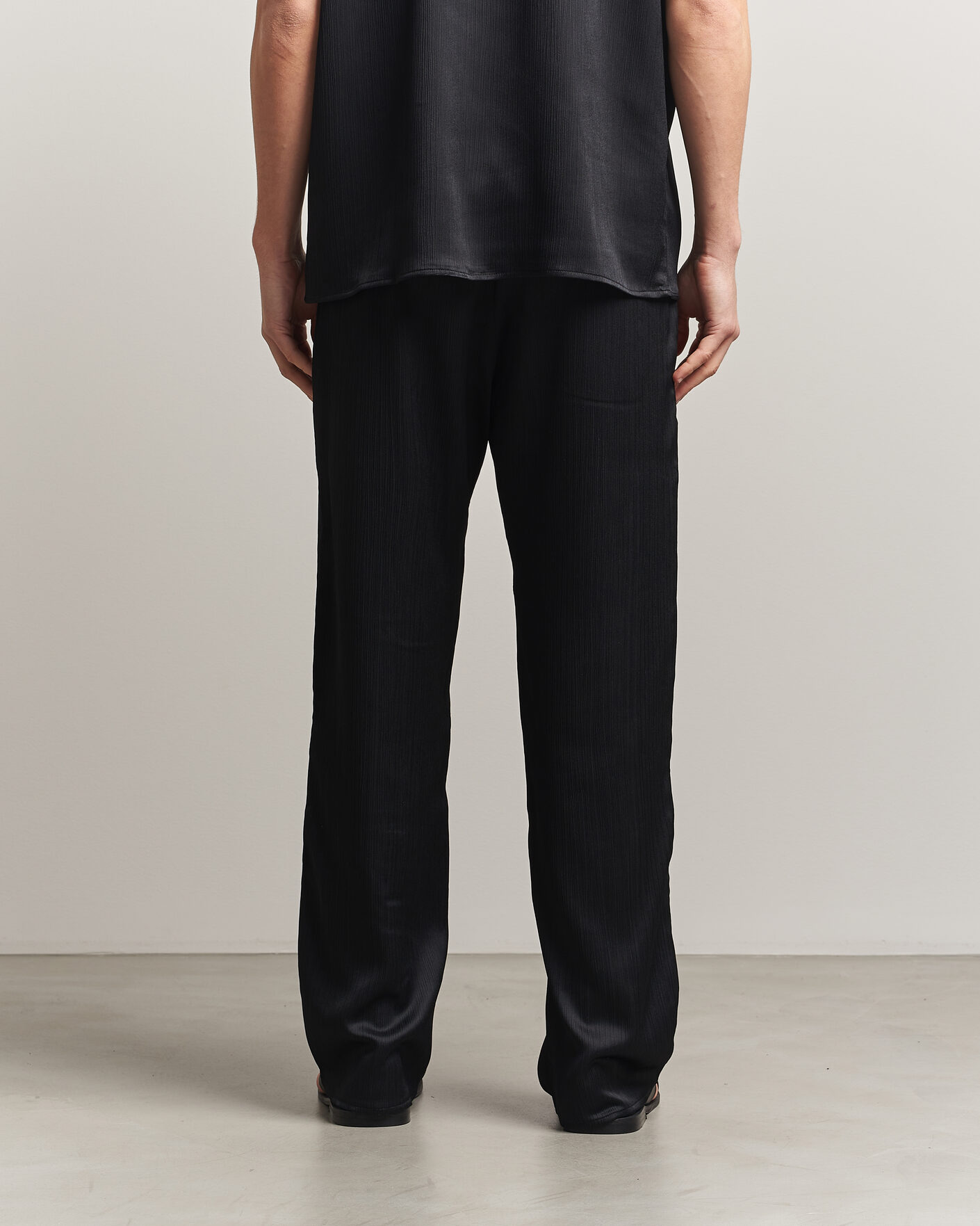 Herre | Bukser | LES DEUX | Houston Plissé Pants Black