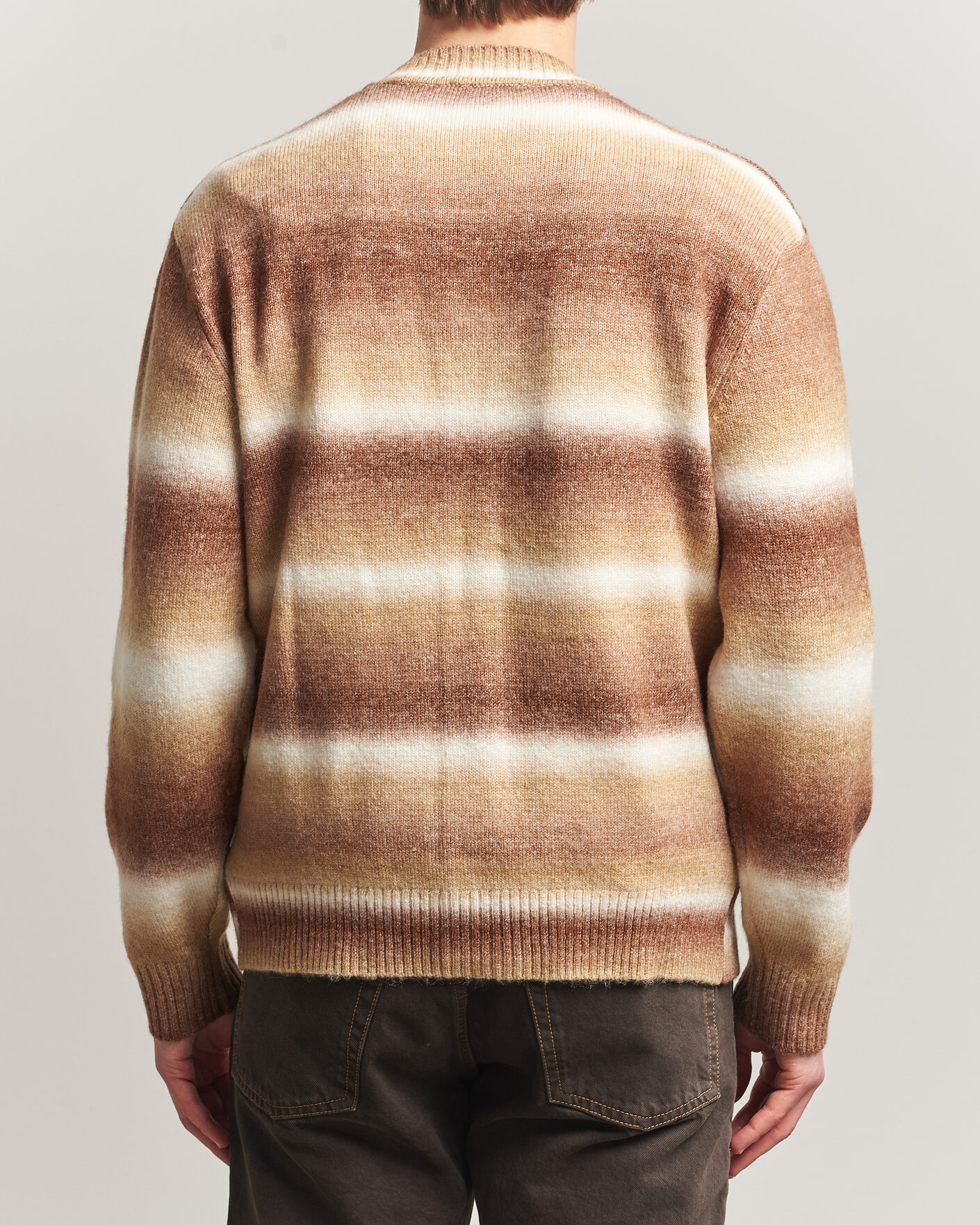 Herre | Trøjer | LES DEUX | Boston Gradient Knitted Cardigan Teak Brown