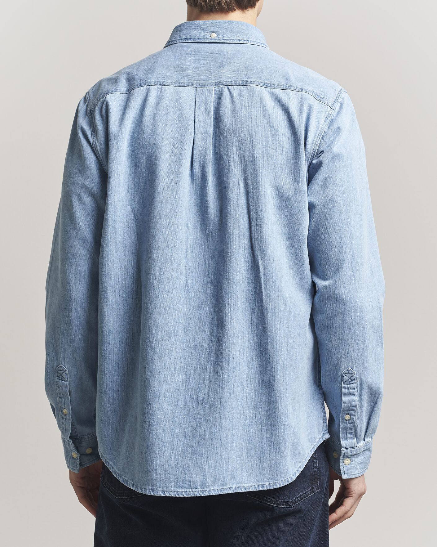 Herre | Skjorter | LES DEUX | Konrad Denim Shirt Light Indigo Wash