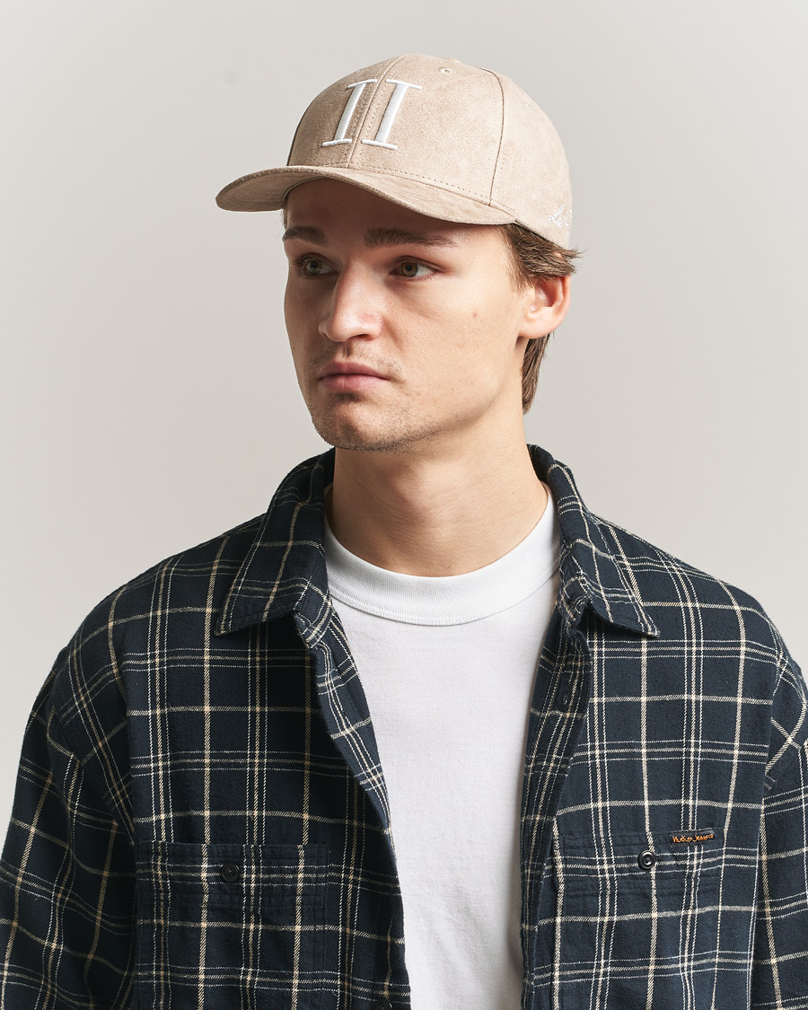 Herre | Hatte & kasketter | LES DEUX | Encore Suede Baseball Cap Dark Sand