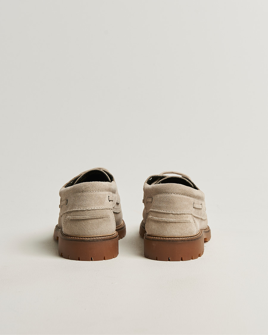 Herre | Sneakers | LES DEUX | Taylor Suede Boat Shoe Light Sand