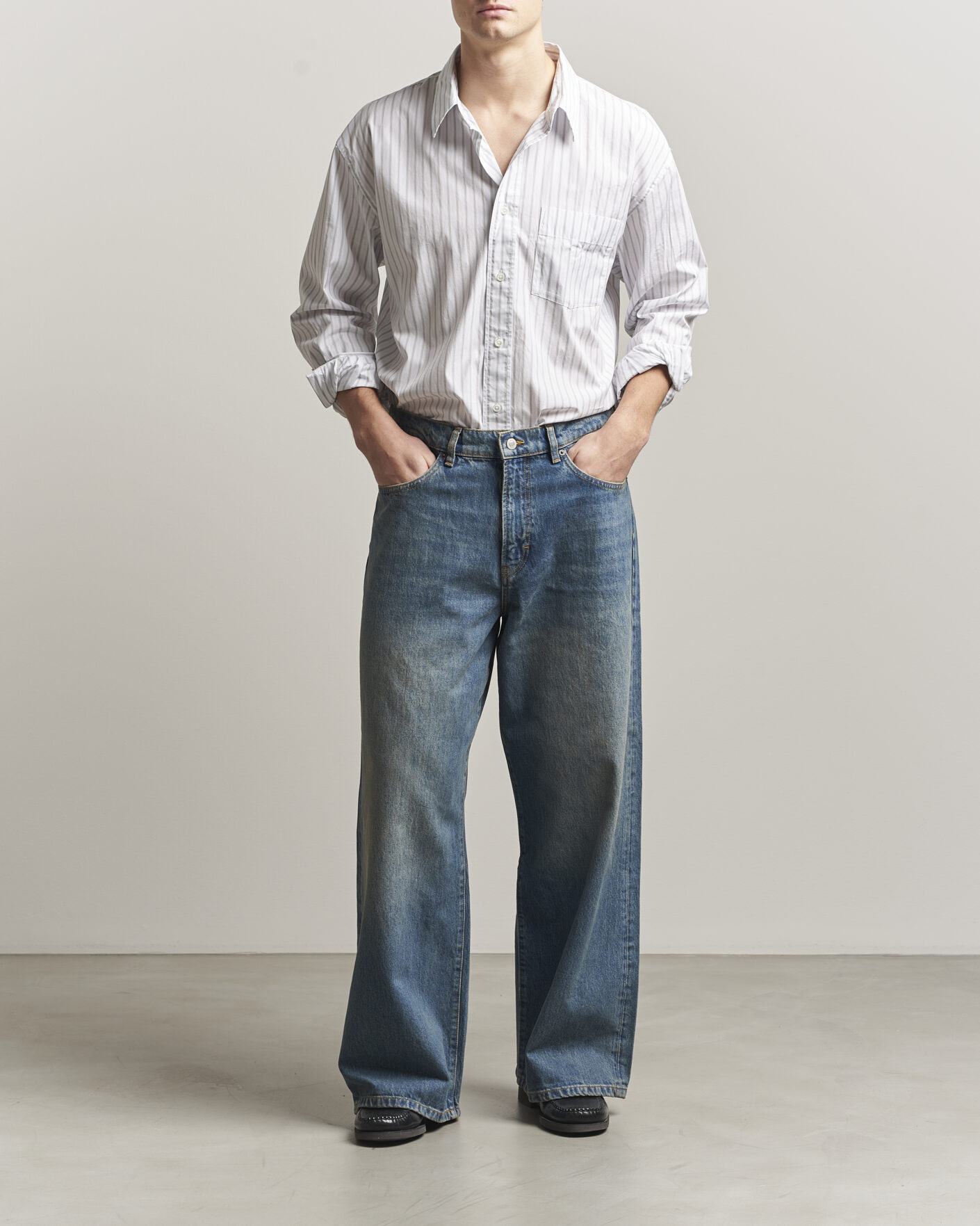 Herre | Jeans | Jeanerica | Brera Straight Jeans 1990 Light Vintage