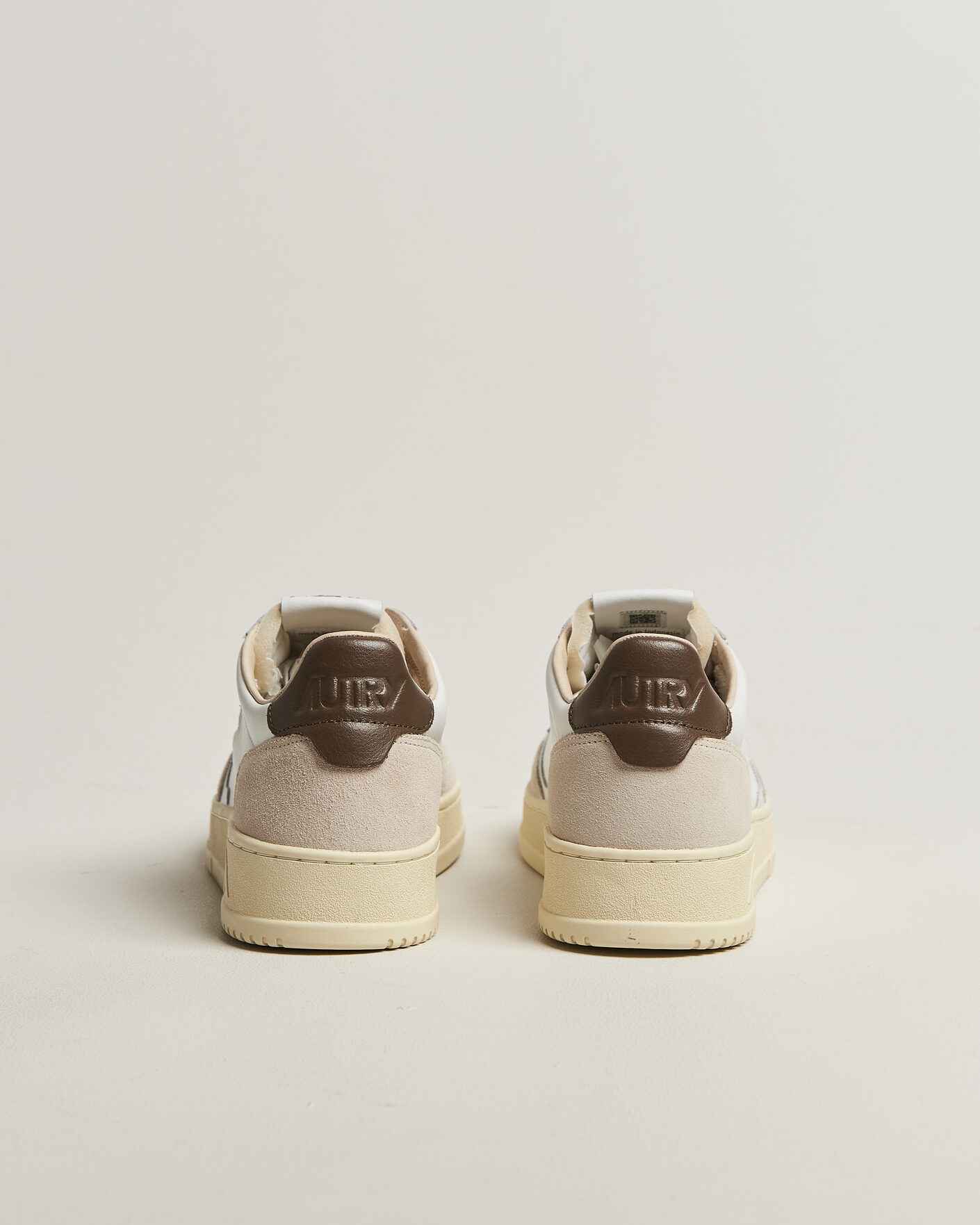Herre | Sneakers | Autry | Medalist Low Leather/Suede Sneaker White/Teak