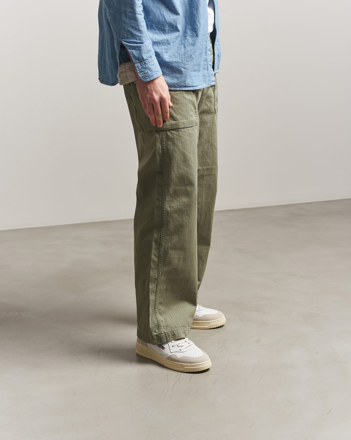 Herre | Sneakers | Autry | Medalist Low Leather/Suede Sneaker White/Teak