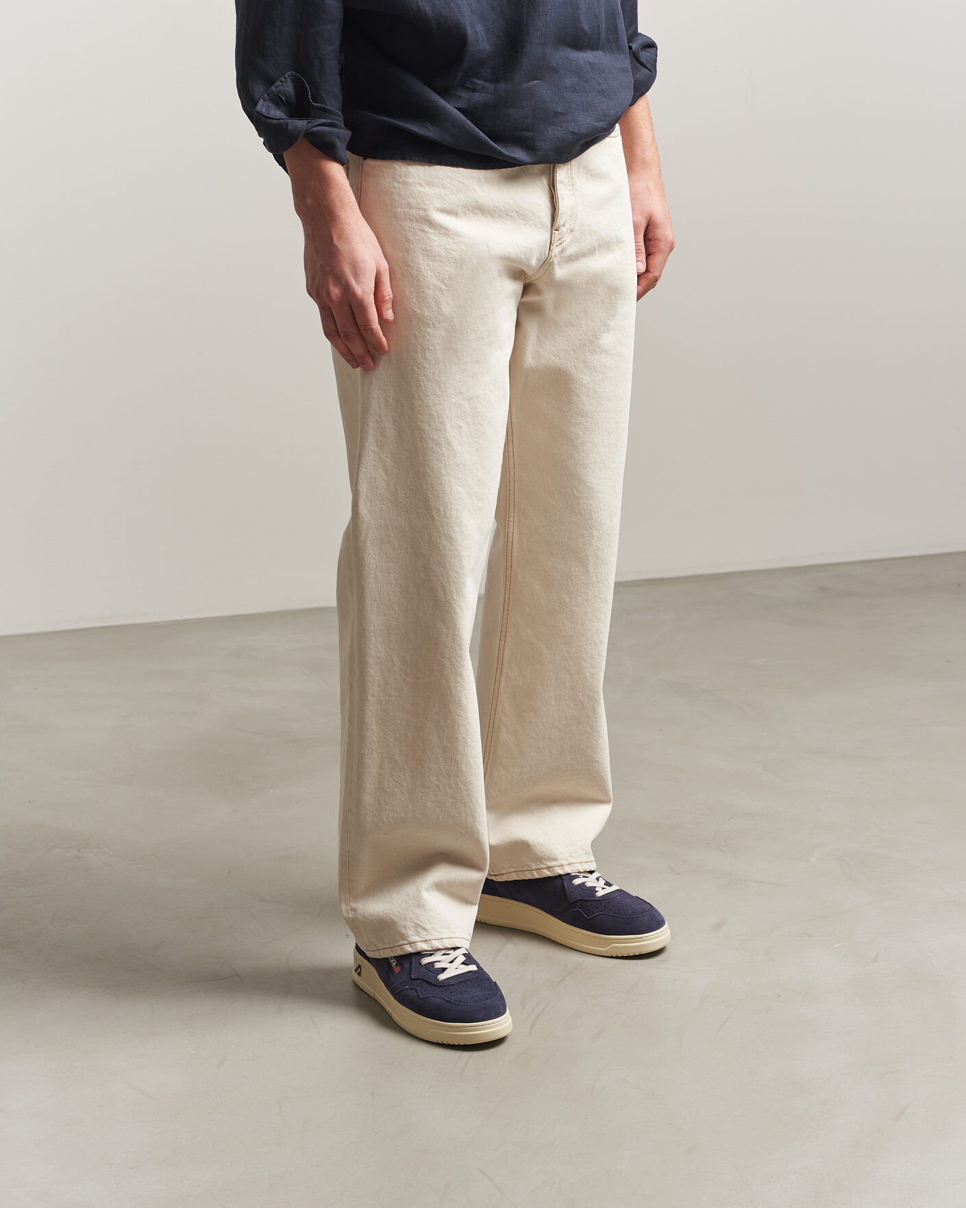 Herre | Sneakers | Autry | Medalist Low Sneaker Space/White