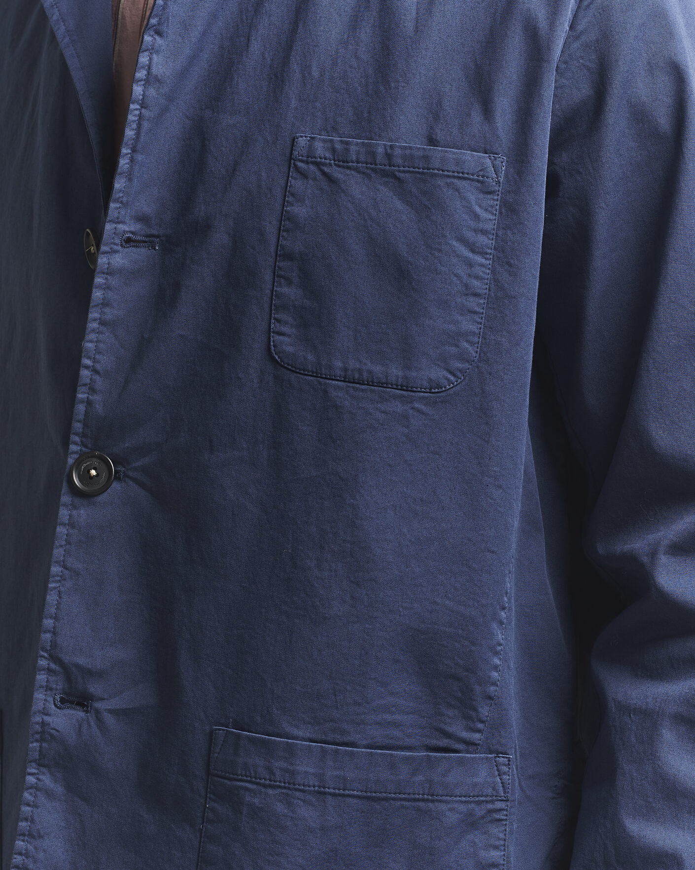 Herre | Jakker | Massimo Alba | Florida Cotton Shirt Jacket Midnight Blue