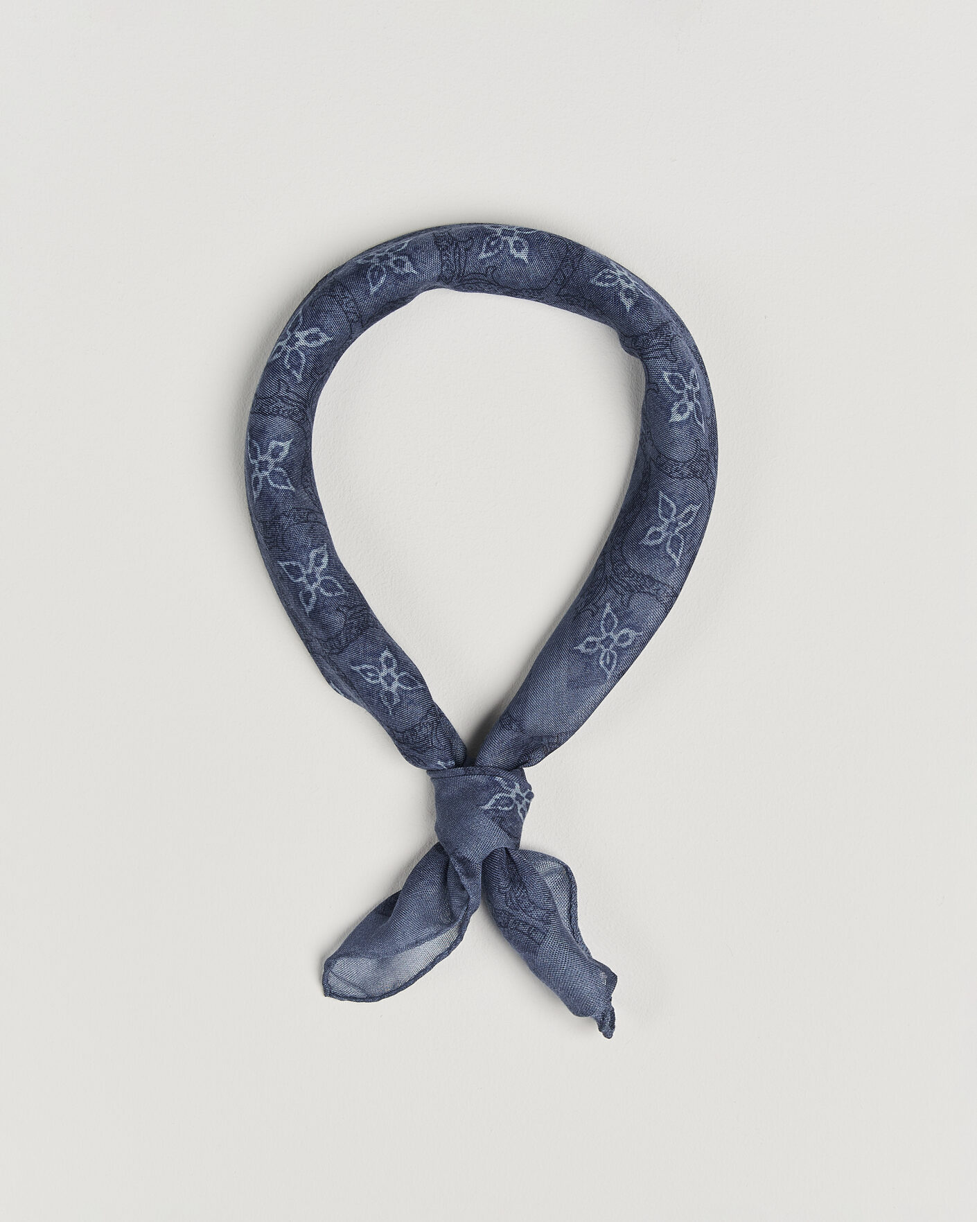 Herre | Tørklæde | Massimo Alba | Cashmere/Silk Bandana Navy