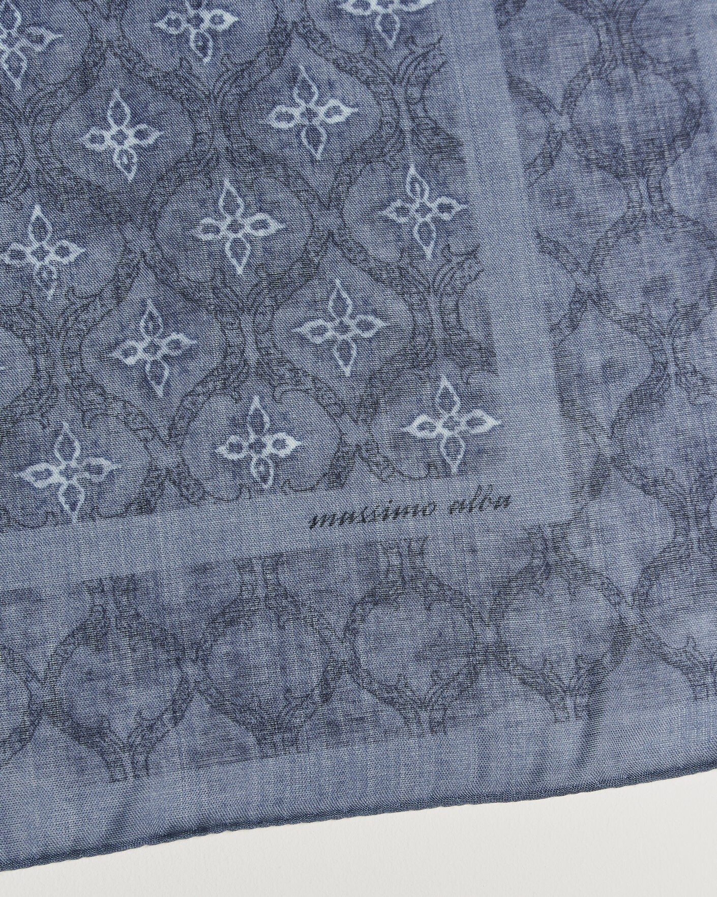 Herre | Tørklæde | Massimo Alba | Cashmere/Silk Bandana Navy