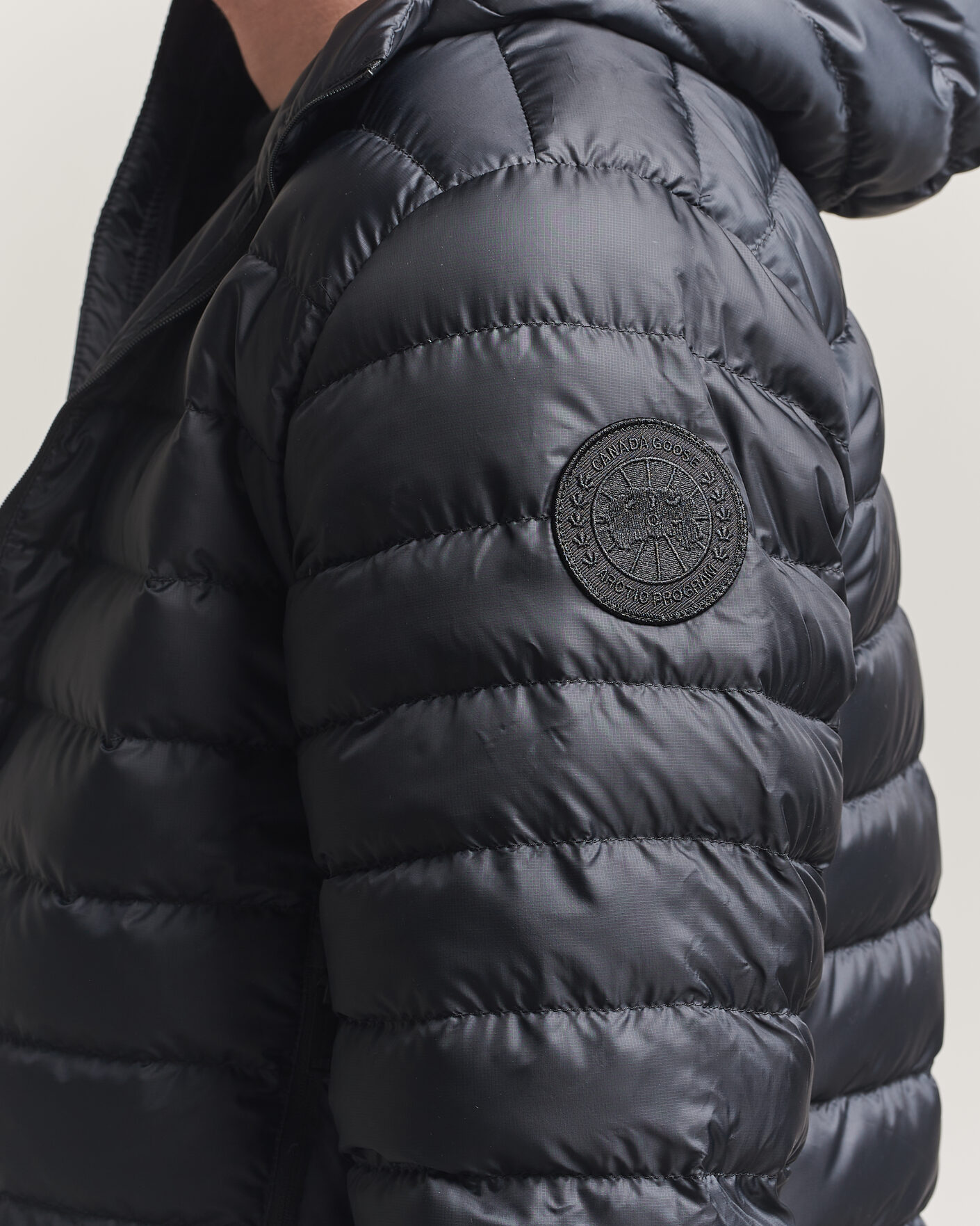 Herre | Jakker | Canada Goose Black Label | Canada Goose Stratus Down Hoody Black