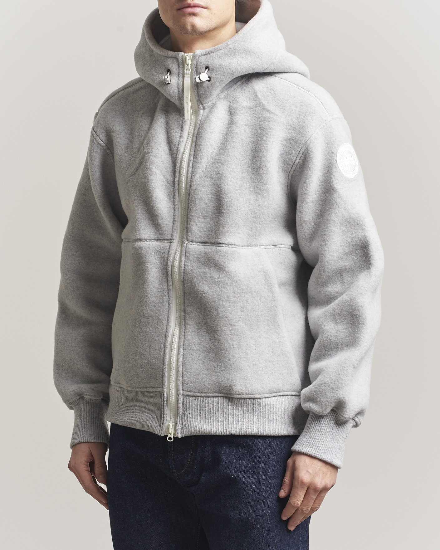 Herre | Jakker | Canada Goose | Chillwack Fleece Bomber Silverbirch Heather